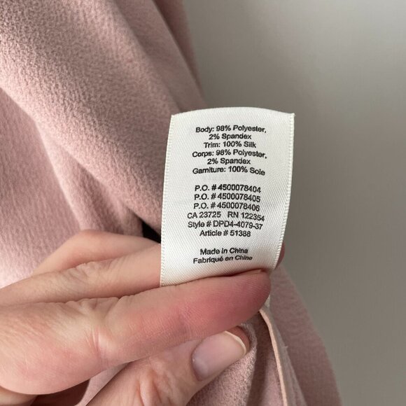 Wilfred Chevalier Open Front Long Sleeve Cuffed Casual Blazer Jacket Pink 00 - Picture 8 of 8